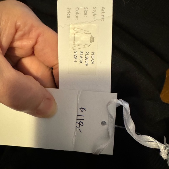 Classic black turtleneck sweater, - Picture 5 of 5